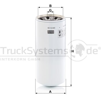 MANN-FILTER Filter, Arbeitshydraulik WD 13 006 x -...