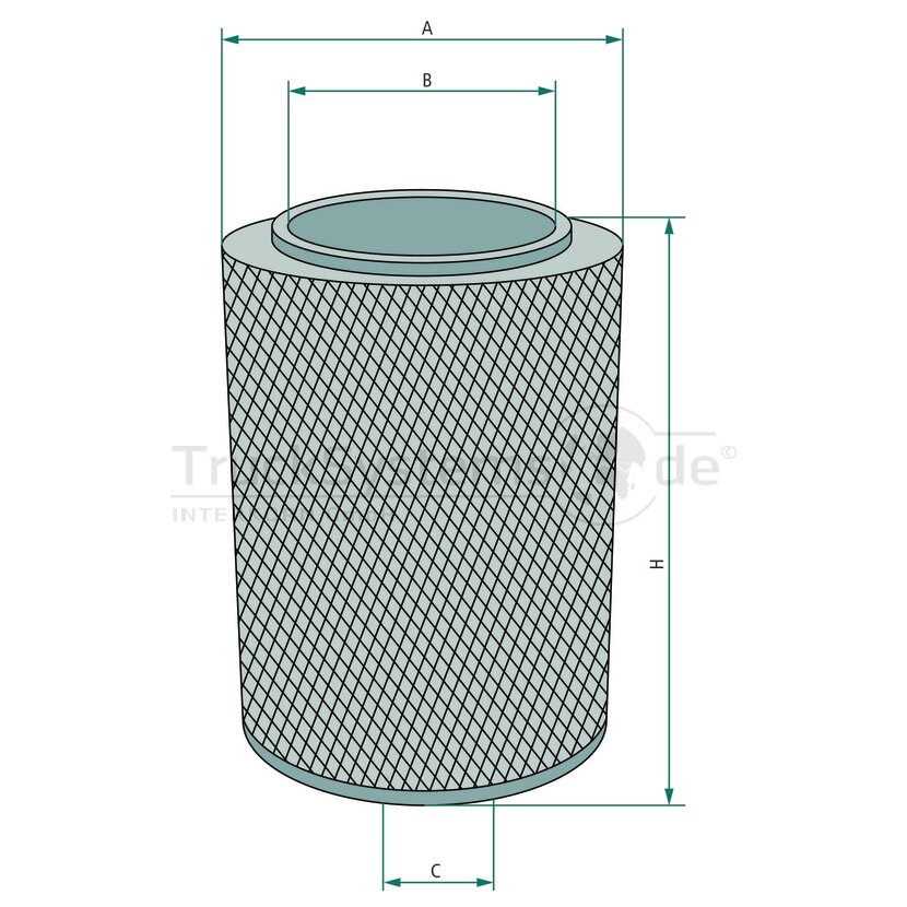 MANN-FILTER Luftfilter C 19 384/1 - C19384/1 für AL78223