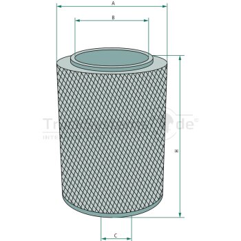 MANN-FILTER Luftfilter C 19 384/1 - C19384/1 für...