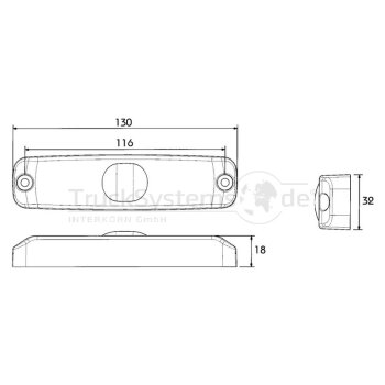 PROPLAST Begrenzungsleuchte, LED, 12/24Volt - 40023903