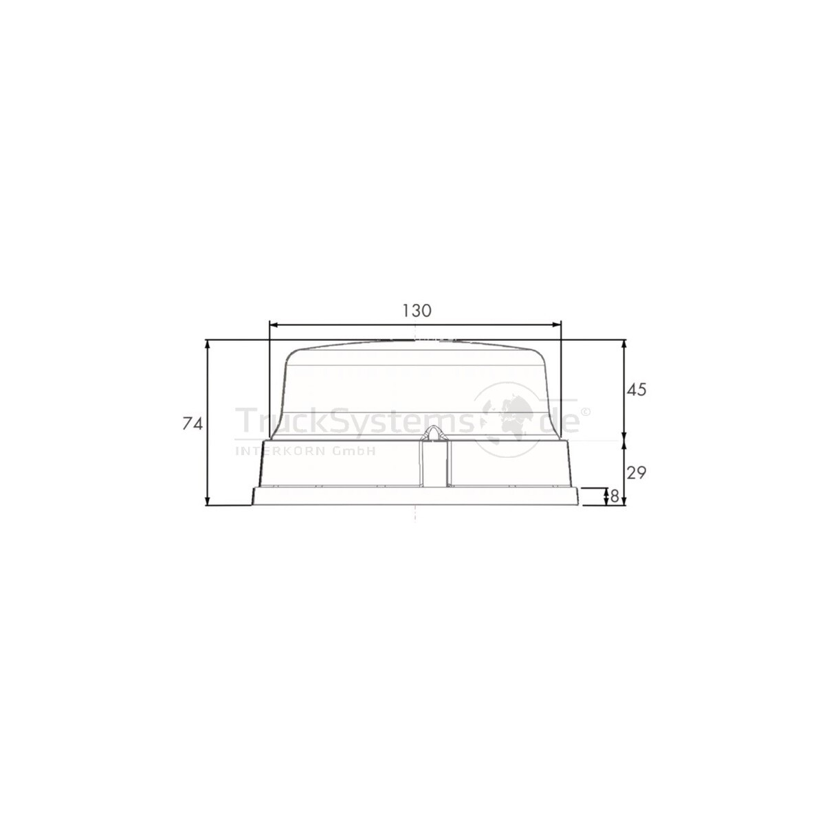 PROPLAST Kennleuchte, PRO-POWER-FLASH, LED, gelb - 40551001