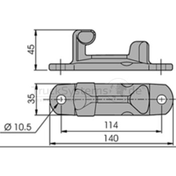 Pastore & Lombardi Gegenhalter, verzinkt - 071922383