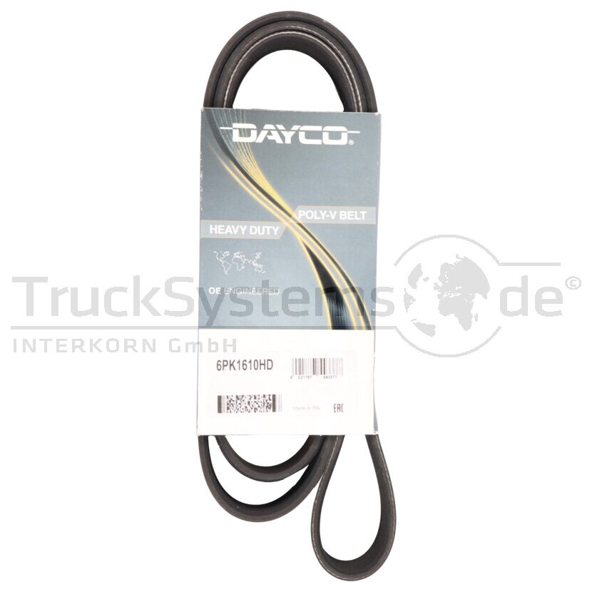 Dayco Keilrippenriemen 6PK1610HD - 6PK1610HD
