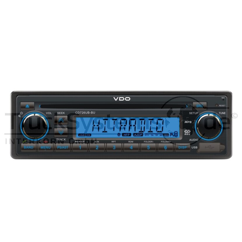 VDO Autoradio 24 V, CD,MP3, Bluetooth - 2910000080800