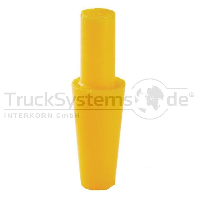 CGS Konischer Silikon Stopfen gelb10 Stück - 225307