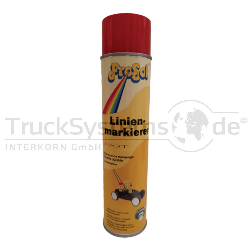 PROSOL Linienmarkierer, Rot, 600 ml - 460 308