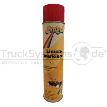 PROSOL Linienmarkierer, Rot, 600 ml - 460 308