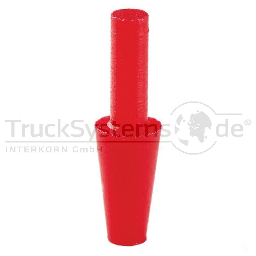 CGS Konischer Silikon Stopfen rot 10 Stück - 225327