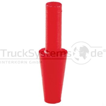 CGS Konischer Silikon Stopfen rot 10 Stück - 225327