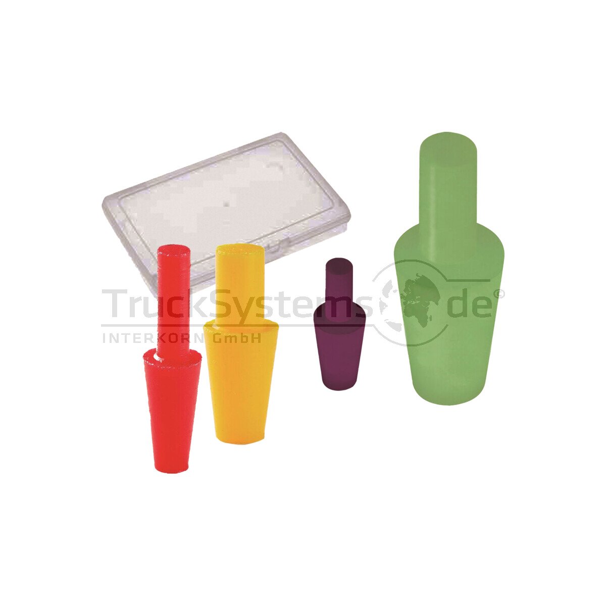 CGS Konischer Silikon Stopfen Set je 5Stück - 225330