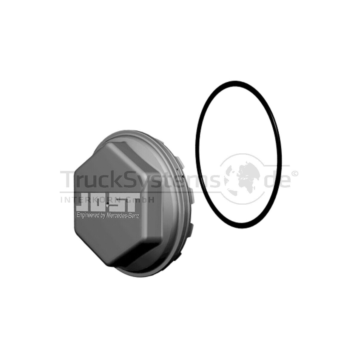 JOST Radkappe Jost schwarz, mit O-Ring - JAE0250310120