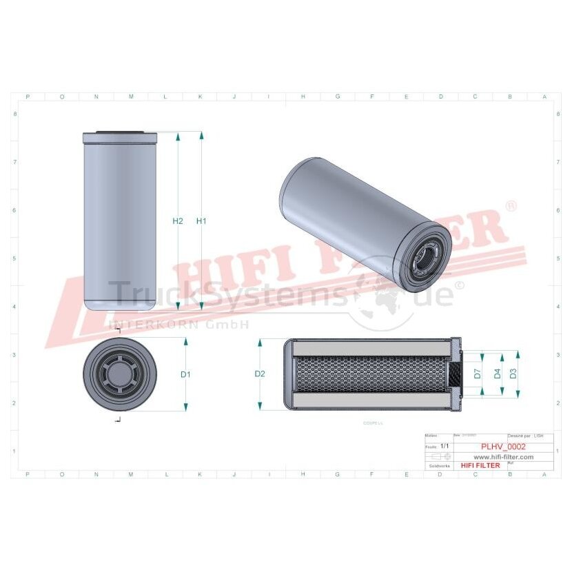 HIFI Hydraulikölfilter SH 66172 - SH 66172