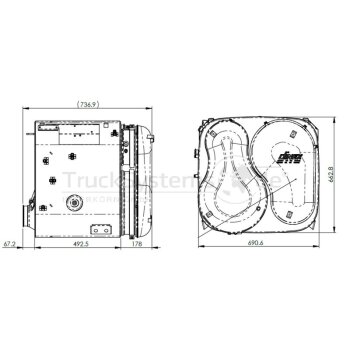 Dinex Abgasschalldämpfer D20/26 MAN TGX/TGS - 4IC000
