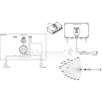 Aspöck Steckdosenverteiler 15 polig 600mm ASS3 -...