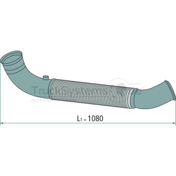 Dinex Endrohr (Flex) Scania 1852050 - 68505