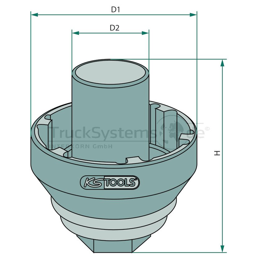 KS Tools Nutmutternschlüssel - 450.0175