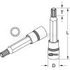 KS Tools 1/ 2 Bit Stecknuss XZN, lang, M12 - 911.1354