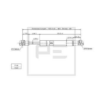 PE Automotive Gasfeder - passend für 010.440-00A -...