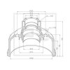 PE Automotive Bremstrommel - passend f&uuml;r 016.458-00A...