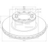 PE Automotive Bremsscheibe - passend f&uuml;r 016.672-00A...