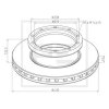 PE Automotive Bremsscheibe - passend f&uuml;r 016.677-00A...