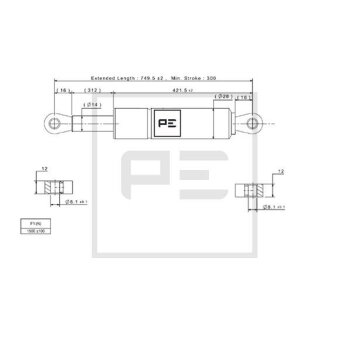 PE Automotive Gasfeder - passend für 080.095-00A -...