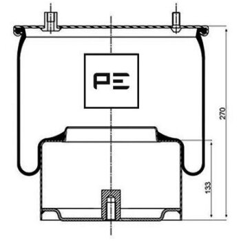 PE Automotive Federbalg, Luftfederung - passend für...