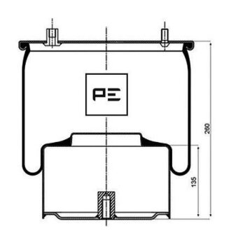 PE Automotive Federbalg, Luftfederung - passend für...