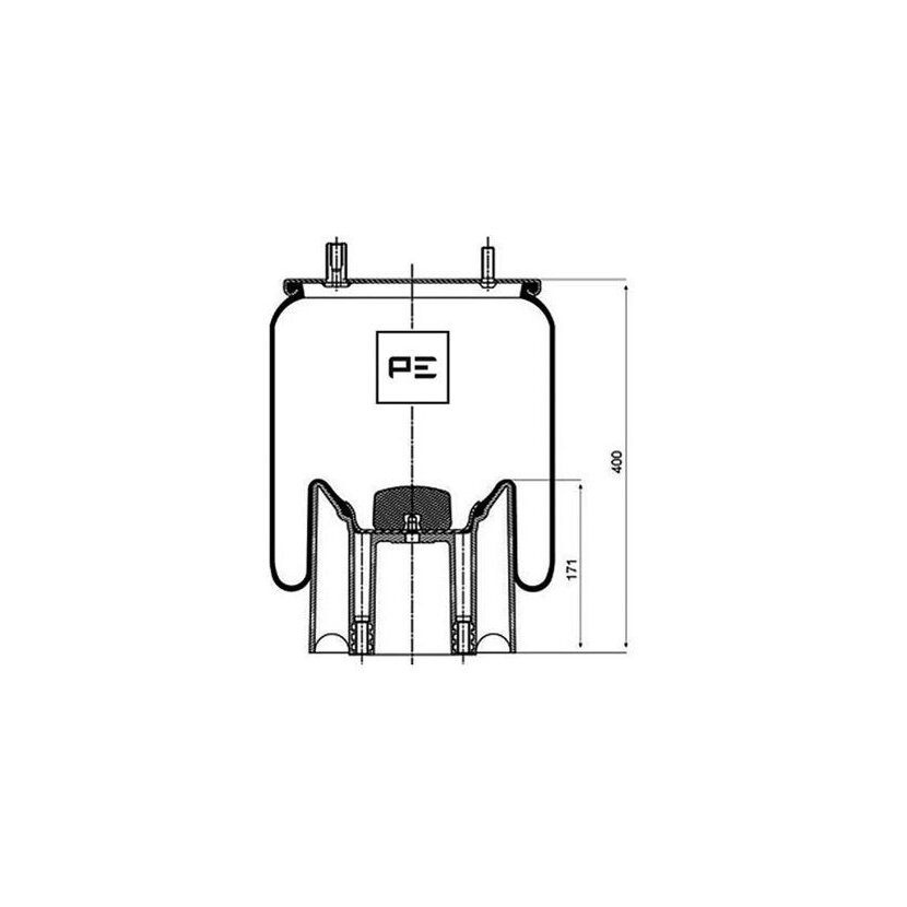 PE Automotive Federbalg, Luftfederung - passend für 084.105-74A - 08410574A - 4157 NP05