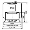 PE Automotive Federbalg, Luftfederung - passend f&uuml;r...
