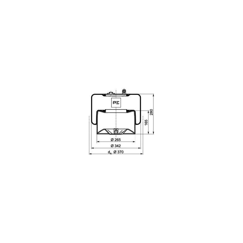 PE Automotive Federbalg, Luftfederung - passend für 084.271-71A - 08427171A - A9423201421