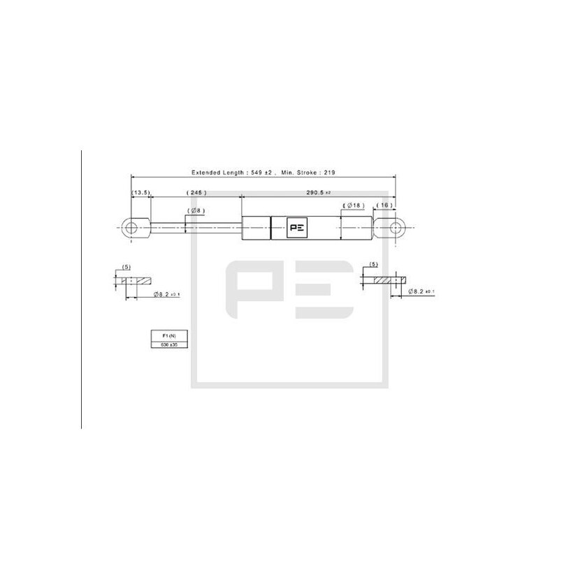 PE Automotive Gasfeder - passend für 120.142-00A - 12014200A - 0341299
