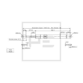 PE Automotive Gasfeder - passend für 140.292-00A -...