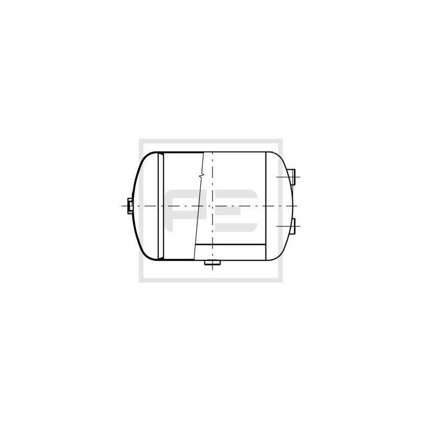 PE Automotive Luftbehälter, Druckluftanlage - passend für 146.508-80A - 14650880A - 21 048 245