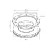 PE Automotive Bremsscheibe - passend f&uuml;r 296.005-00A...
