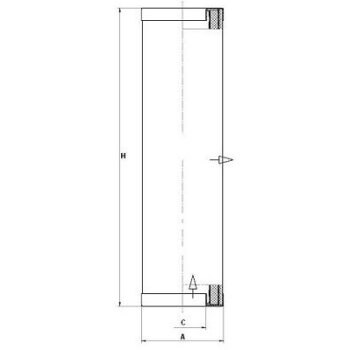 MANN-FILTER Filter, Drucklufttechnik 49 000 53 241 -...