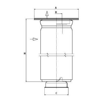 MANN-FILTER Filter, Drucklufttechnik 49 000 55 281 -...
