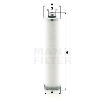 MANN-FILTER Filter, Drucklufttechnik 49 000 55 341 -...