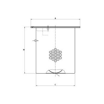 MANN-FILTER Filter, Drucklufttechnik 49 414 55 101 -...