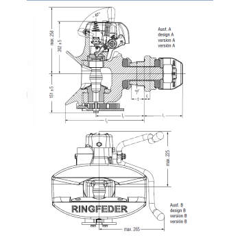 RINGFEDER Anhängerkupplung automatisch 5050 G4 A -...