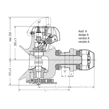 RINGFEDER Anhängerkupplung automatisch 5050G3 A -...