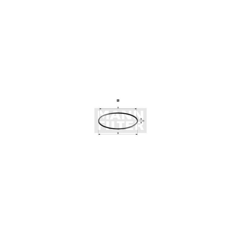 MANN-FILTER Dichtung, Ölfilter Di 123-02 - Di12302
