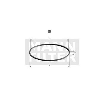 MANN-FILTER Dichtung, Ölfilter Di 76-06 - Di7606...