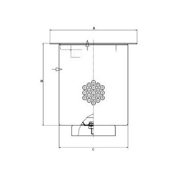 MANN-FILTER Filter, Drucklufttechnik LE 14 004 - LE14004
