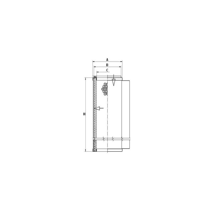 MANN-FILTER Filter, Drucklufttechnik LE 8006 - LE8006