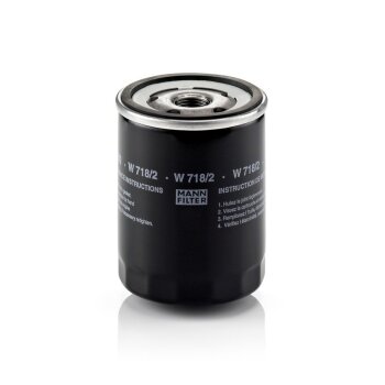 MANN-FILTER Ölfilter W 718/2 - W718/2 für...