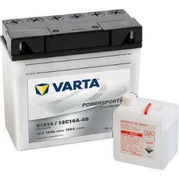 VARTA Starterbatterie 518014024I314; Spannung 12V;...
