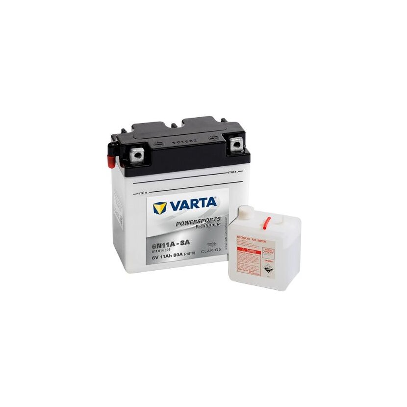 VARTA Starterbatterie 011014008I314; Spannung 6V; Kapazität 11AH