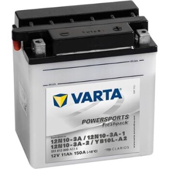 VARTA Starterbatterie 511012009A514; Spannung 12V;...