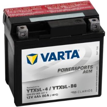 VARTA Starterbatterie 504012003A514; Spannung 12V;...